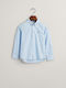 Gant Kids One Color Shirt Light Blue