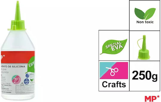 Madrid Papel Υγρή Κόλλα για Χειροτεχνίες 250ml Διάφανη