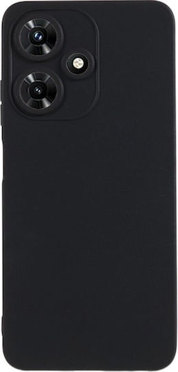 Infinix Umschlag Rückseite Silikon Schwarz (Infinix Hot 30I)