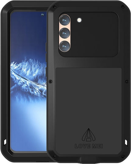Love Mei Back Cover Metallic Black (Galaxy S22+)