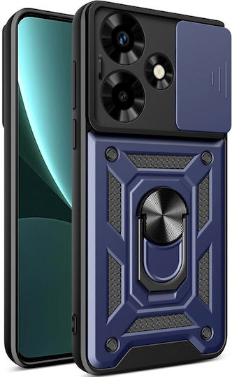 Infinix Back Cover Metallic Blue (Infinix Hot 30, CamShield Slide)