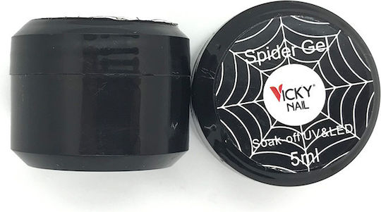 Spider Nail Gel Black 5ml