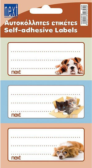 Next Notebook Labels Pets 300pcs