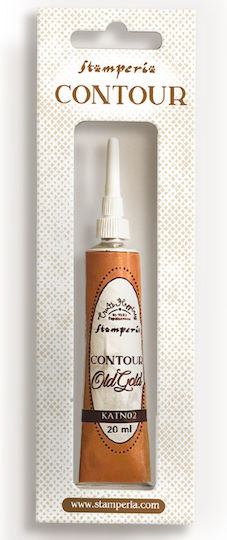 Stamperia Special Craft Paint Gold Gliederung for Porcelain and Glass 20ml