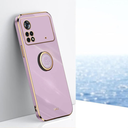 Erbord Electro Back Cover Μωβ (Poco X4 Pro 5G)