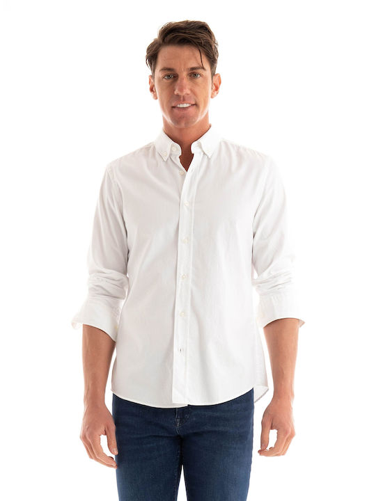 Hugo Boss Men's Shirt Long Sleeve White