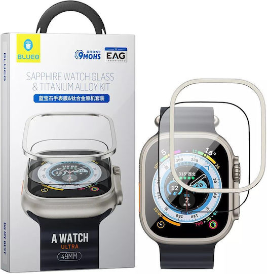 Blueo Full Face Tempered Glass for the Apple Watch Ultra 49mm 1pcs