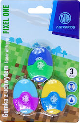 Astra Eraser for Pencil and Pen 3pcs