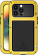 Love Mei Umschlag Rückseite Metallisch Gelb (iPhone 14 ProXiaomi 14 Pro)