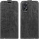 Oppo Buchen Sie Leder / Synthetisches Leder Schwarz (Oppo A38 4G)