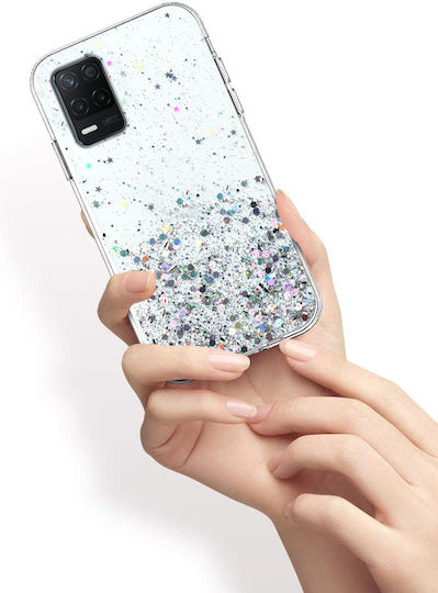 Erbord Umschlag Rückseite Kunststoff / Silikon Transparent (Realme 8 5G)