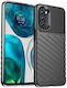 Erbord Back Cover Σιλικόνης Μαύρο (Moto G52)