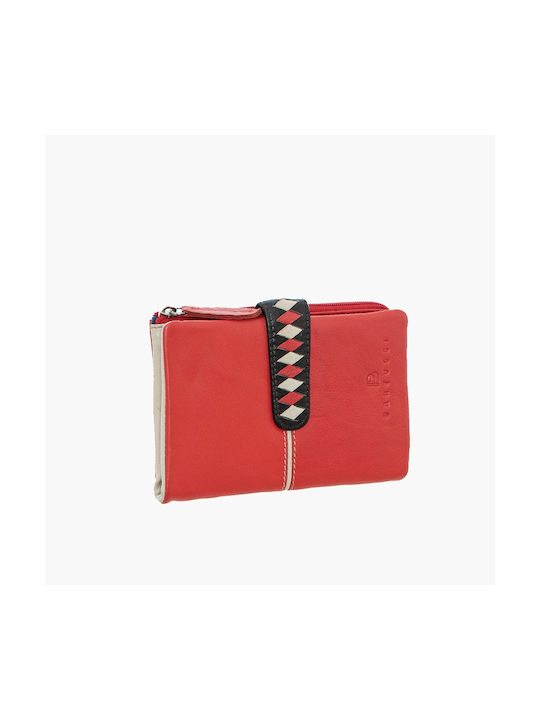 Bartuggi Leather Women's Wallet Red