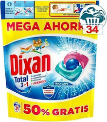Dixan Total 34 Κάψουλες Dixan Total 34 Κάψουλες