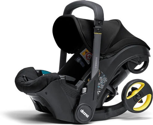 Doona isofix ベビーカー Black Doona Car Seat & Stroller Scaun Auto pentru Copii i-Size cu Isofix