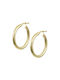 Earrings Hoops made of Gold 14K