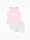 Trax Kinder Set mit Shorts Sommer 2Stück Pink