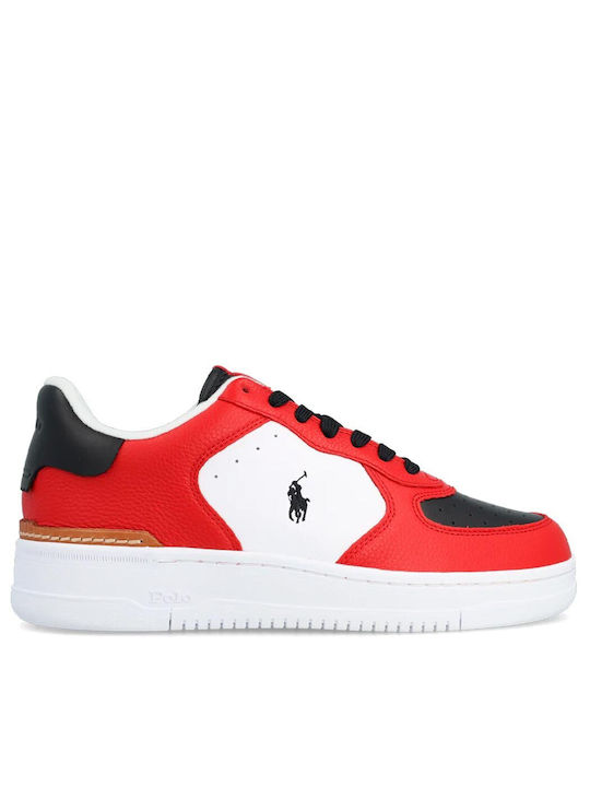 Ralph Lauren Court Sneakers Red