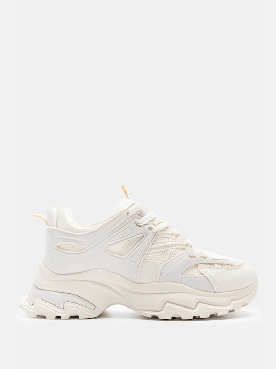 Luigi Chunky Sneakers Beige