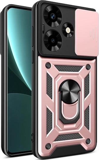 Infinix Back Cover Μεταλλικό Ροζ (Infinix Hot 30, CamShield Slide)