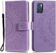 Erbord Book Piele artificială / Plastic / Silicon Violet (Oppo Reno6)