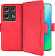 Infinix Buchen Sie Synthetisches Leder / Kunststoff / Silikon Rot (TCL 30 / 30+ / 30 5G)