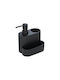 Estia Dispenser Kitchen Plastic with Sponge Holder Black 250ml