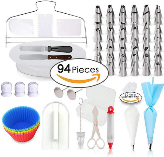 Tipa Σετ Εργαλείων Ζαχαροπλαστικής Cake Baking Decorating 94τμχ