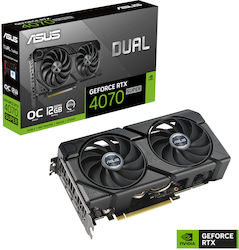 Asus GeForce RTX 4070 Super 12GB GDDR6X Dual Evo OC Edition Placă Grafică