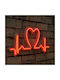 Wallity Διακοσμητικό Φωτιστικό LED Love 51x21εκ.