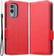 Wallet Δερματίνης Κόκκινο (Nokia X30 5G)