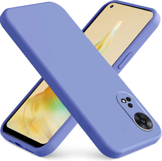 Umschlag Rückseite Silikon Lila (Oppo Reno8 T)