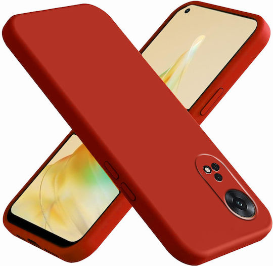 Back Cover Silicon Roșu (Oppo Reno8 T)