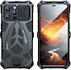 Luphie 360 Vollschutz Metallisch Schwarz (iPhone 15 Plus / 16 Plus)