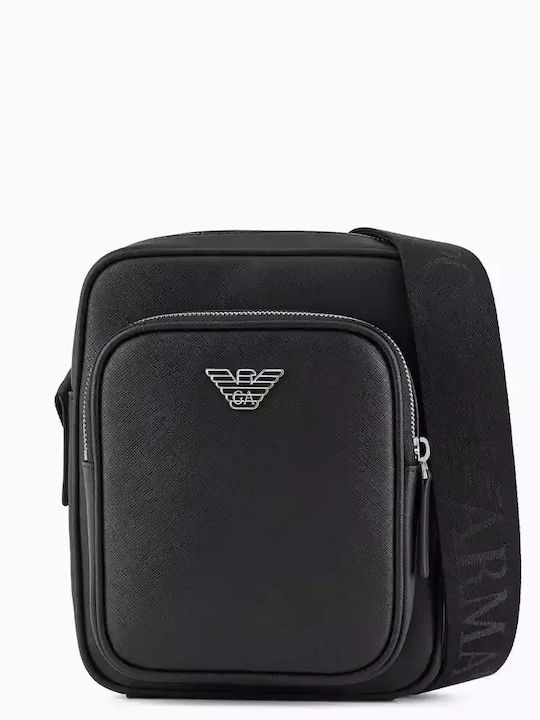 Emporio Armani Messenger Ανδρική Τσάντα Ώμου / Χιαστί Μαύρη