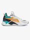 Puma RS-X Hard Drive Sneakers Feather Gray / Clementine