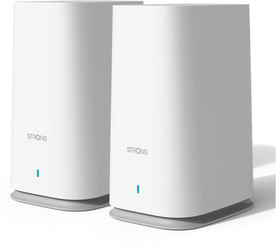 Strong ATRIA Mesh Kit Access Point Wi‑Fi 5 Dual Band (2.4 & 5GHz) σε Διπλό Kit