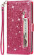 Samsung Brieftasche Synthetisches Leder Rosa (Samsung Galaxy A55)