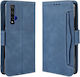 Huawei Book Piele artificială / Plastic / Silicon Albastru (Huawei Nova 5T / Honor 20 - Huawei Nova 5T / Honor 20 / Honor 20)
