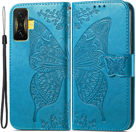 Erbord Book Piele artificială / Plastic / Silicon Albastru (Poco F4 GT 5G)