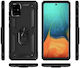Erbord Umschlag Rückseite Metallisch Schwarz (Galaxy A51)