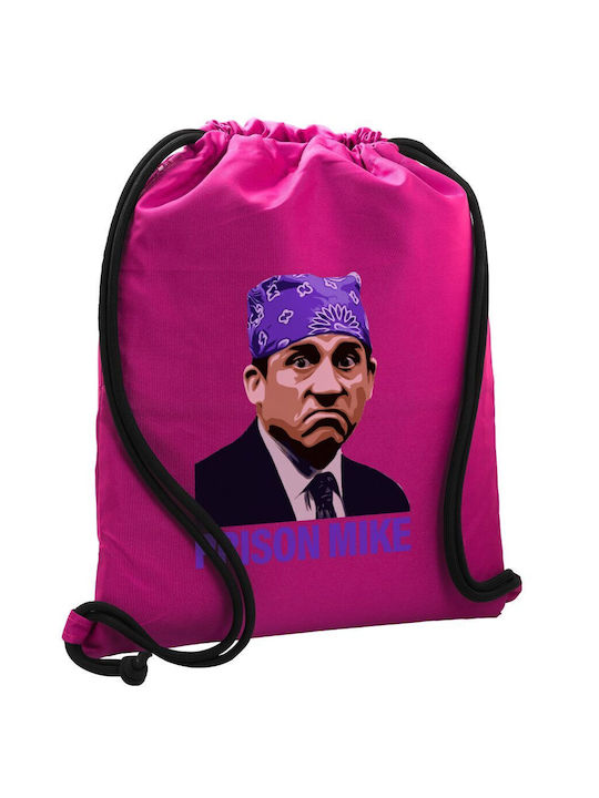 Koupakoupa Prison Mike The Office Τσάντα Πλάτης Γυμναστηρίου Μωβ