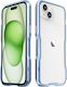 Luphie Stoßstange Metallisch Blau (iPhone 15 Plus / 16 Plus)