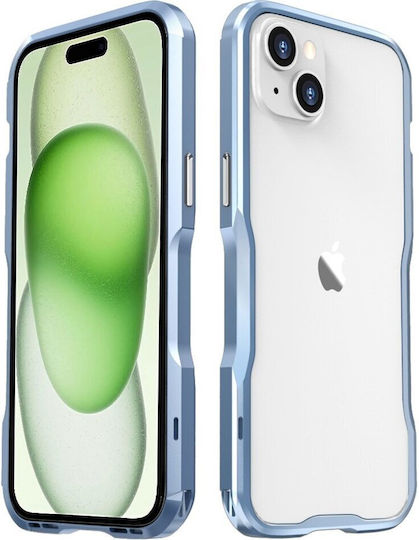 Luphie Stoßstange Metallisch Blau (iPhone 15 Plus / 16 Plus)