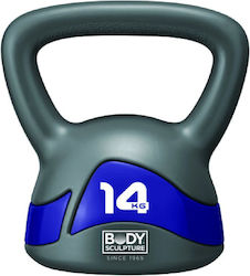 Body Sculpture Bw 117 Kettlebell από PVC 14kg Albastru