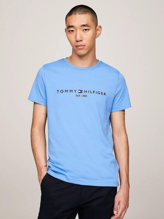 Tommy Hilfiger Organic Ανδρικό T-shirt Κοντομάνικο Blue Spell