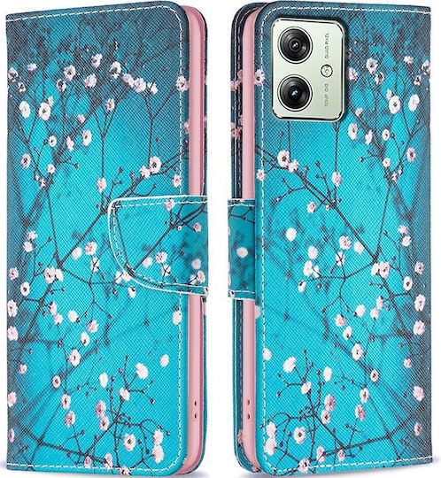 Motorola Wallet Piele artificială Albastru (Motorola Moto G54 5G)