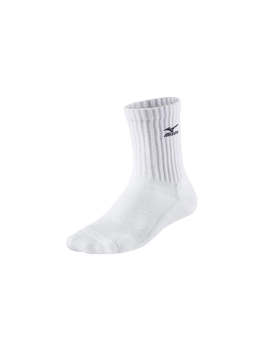 Mizuno Running Κάλτσες Λευκές 1 Ζεύγος