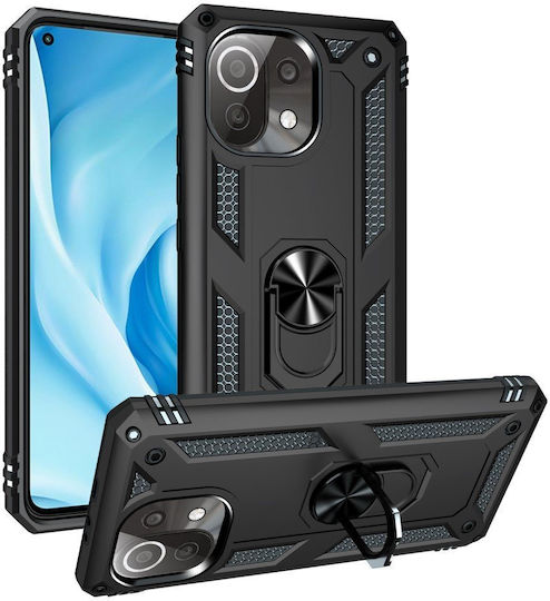 Back Cover Μεταλλικό Μαύρο (Xiaomi Mi 11)