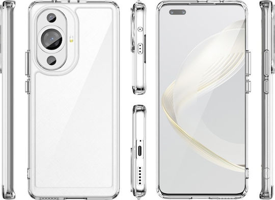 Umschlag Rückseite Silikon Transparent (Huawei Nova 11 Pro)